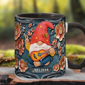 Live Like In Full Bloom - Personalized Hippie Accent Mug