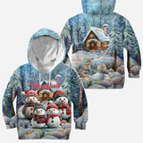 My Grandkids Melt My Heart - Personalized Grandma All Over Shirt
