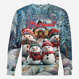 My Grandkids Melt My Heart - Personalized Grandma All Over Shirt