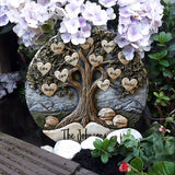 Our Grandkids 2024 - Personalized Grandma Round Shaped Stone