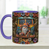 Gnome Hippie Lovers - Personalized Hippie Accent Mug