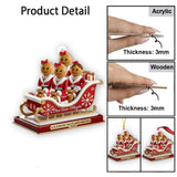 Our Team Sleigh, Colleagues Christmas Gifts - Personalized Colleague Ornament