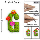 Cactus Letter - Personalized Cactus Ornament