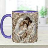 The Holy Family - Personalized Christian Accent Mug