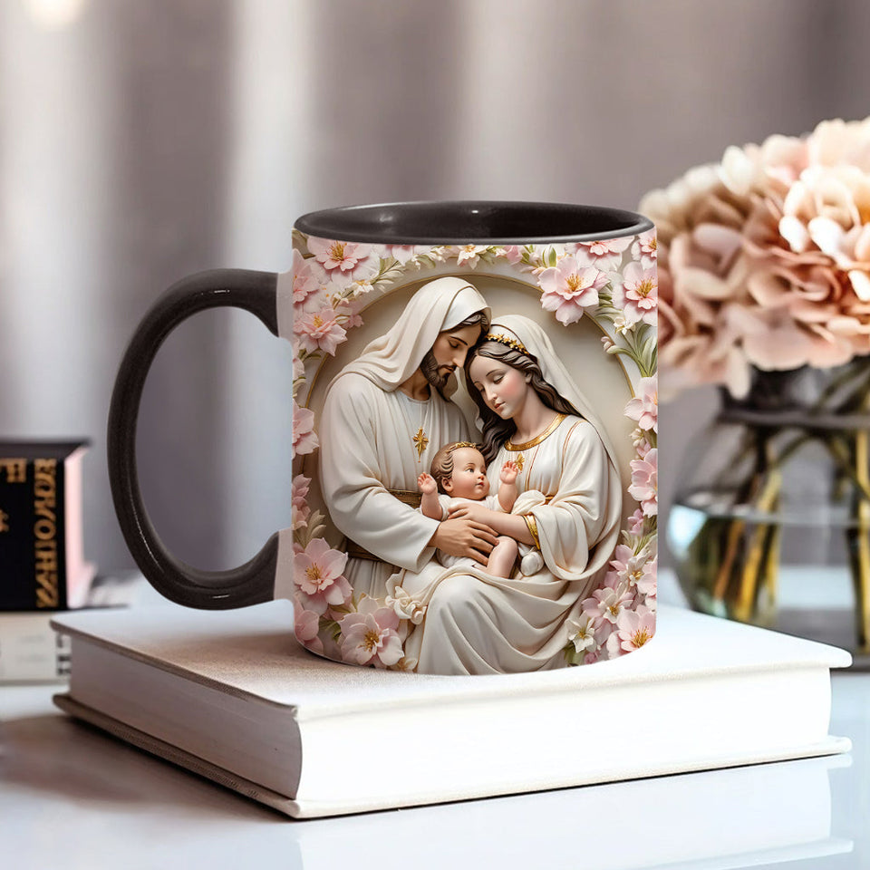 Mug chrétien personnalisé La Sainte Famille