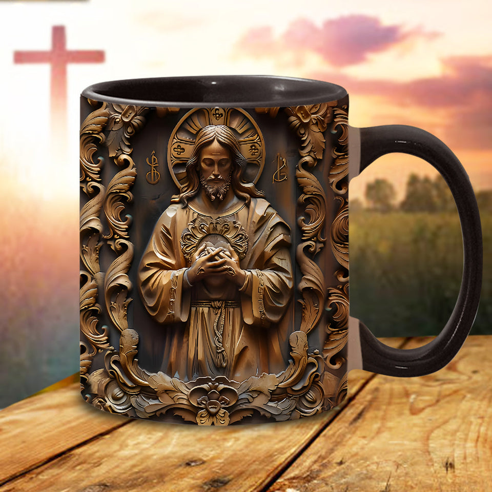 En Dieu nous avons confiance - Mug chrétien personnalisé