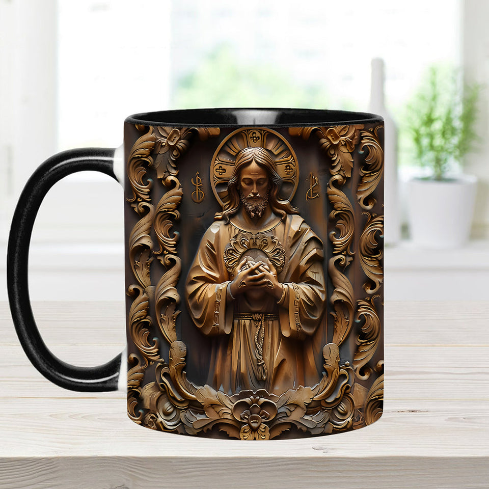 En Dieu nous avons confiance - Mug chrétien personnalisé