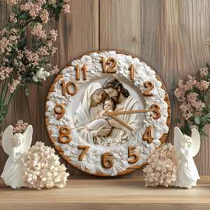 La Sainte Famille - Horloge murale chrétienne