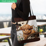 Love Highland Cows - Personalized Tote Bag