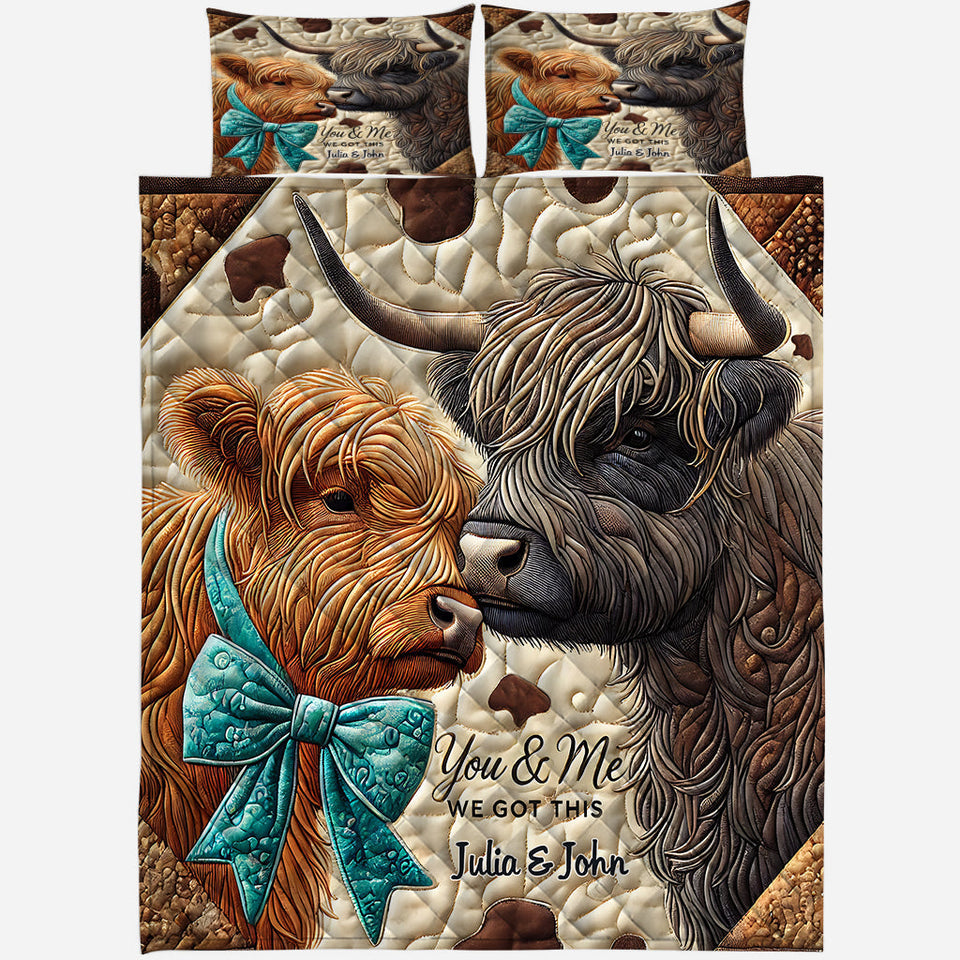 You & Me We Got This - Personalized Quilt Set