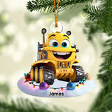 Dream Vehicles Gift For Grandkids - Personalized Kid Custom Shaped Ornament
