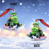 Dream Vehicles Gift For Grandkids - Personalized Kid Custom Shaped Ornament