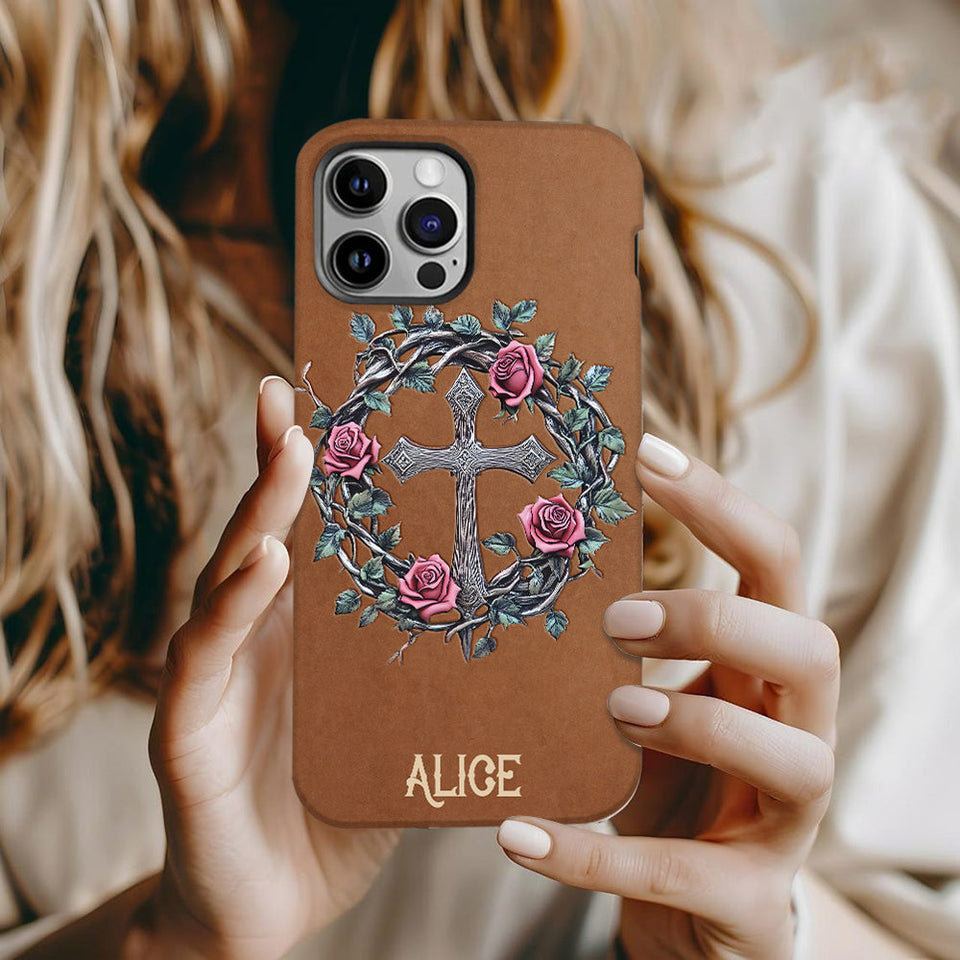 Croire - Coque de téléphone personnalisée avec impression chrétienne intégrale