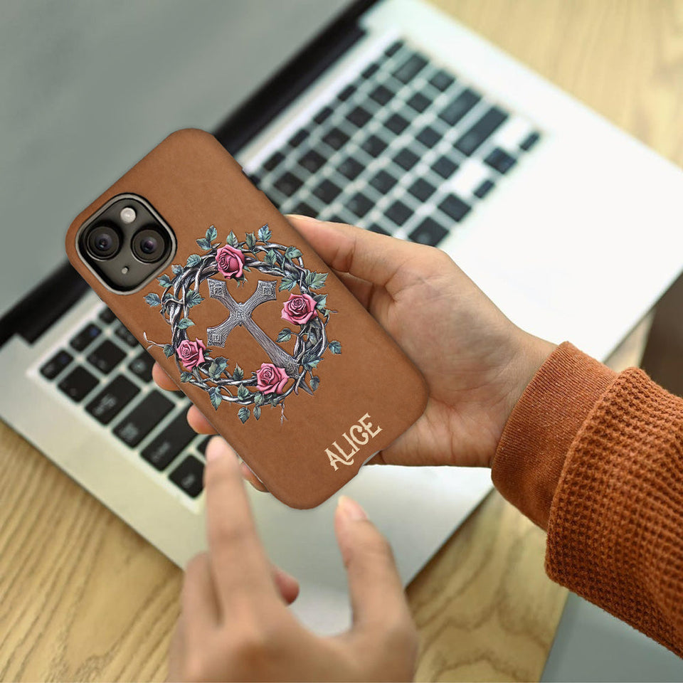 Croire - Coque de téléphone personnalisée avec impression chrétienne intégrale