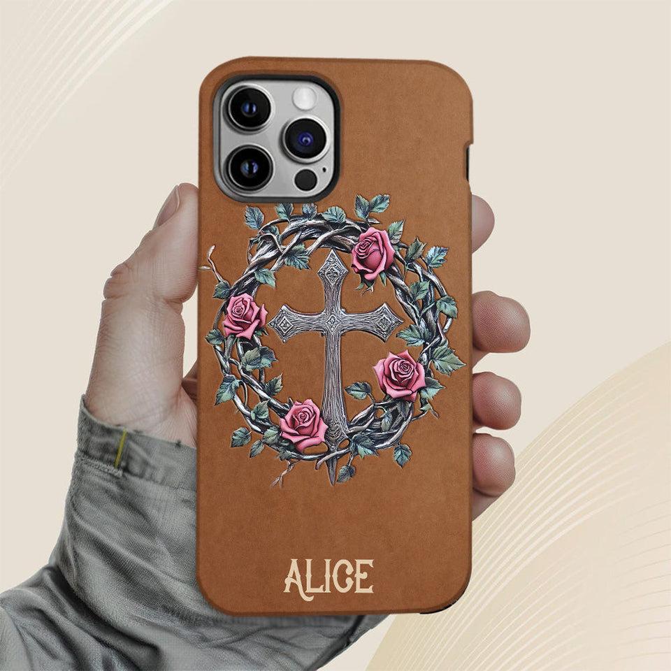 Croire - Coque de téléphone personnalisée avec impression chrétienne intégrale