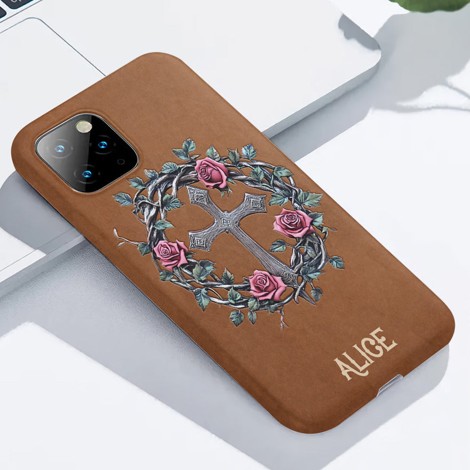 Croire - Coque de téléphone personnalisée avec impression chrétienne intégrale
