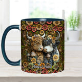 Happy Couple Country Style - Personalized Accent Mug