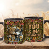 Happy Couple Country Style - Personalized Accent Mug