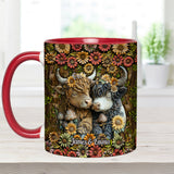 Happy Couple Country Style - Personalized Accent Mug