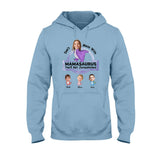Don't Mess With Mamasaurus Jurasskicked - Personalized Mother T-shirt And Hoodie