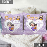 Grandma/Nana/Gigi We Love You - Personalized Grandma Throw Pillow