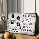 Baseball Together Since - Personalized Baseball Canvas And Poster