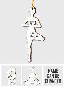 Love Yoga - Personalized Yoga Ornament