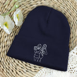 Custom Photo - Personalized Daughter Embroidered Beanie
