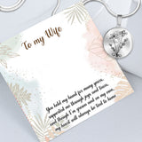 Birthday Flower - Gift for mom, wife,girlfriend, grandma - Personalized Round Pendant Necklace