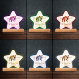 The Brightest Star In The Sky - Cat gift for who lose cat - Personalized Shaped Plaque Light Base