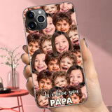 Love You Dad - Gift for dad, grandma, grandpa, mom, uncle, aunt, brother, sister, son, daughter, granddaughter, grandson, husband, wife, boyfriend, girlfriend - Personalized Phone Case