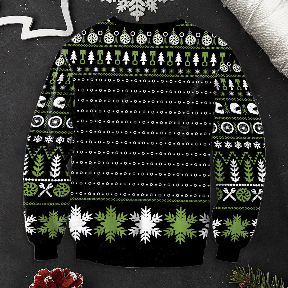 Love Motorcycles - Personalized Biker Ugly Sweater