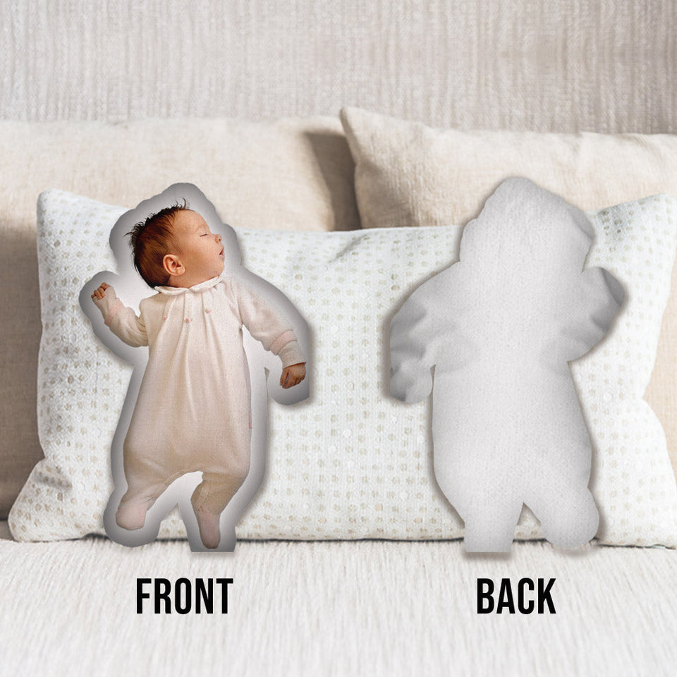 Custom Photo Humanoid - Personalized Newborn Shaped Pillow