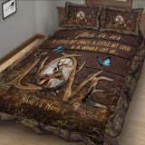 This Is Us - Personalized Couple Hunting Quilt Set