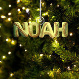 Softball Name Ornament - Personalized Softball Custom Shaped Ornament