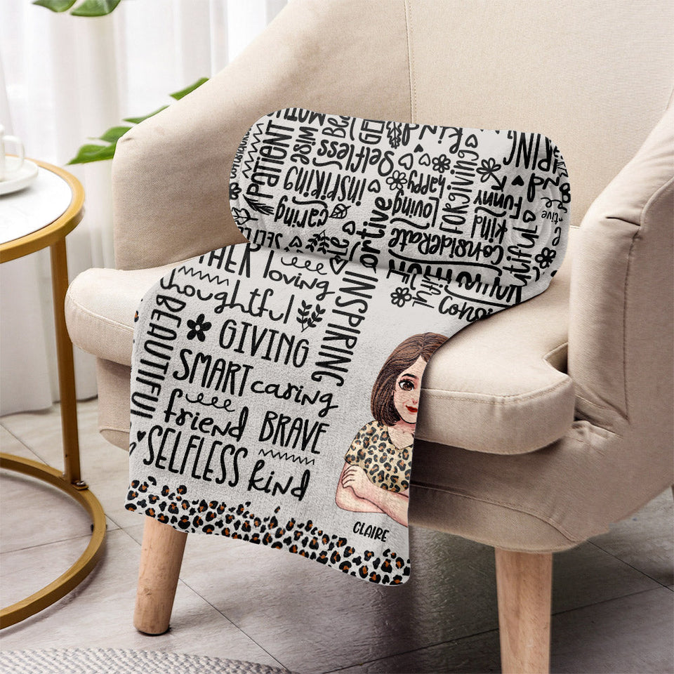 Mom You Are Beautiful - Personalized Mother's Day Mother Blanket