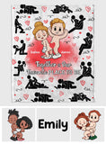 I Love You - Personalized Couple Blanket