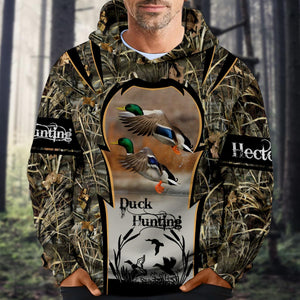 Duck Hunting - Personalized Hunting All Over Shirt