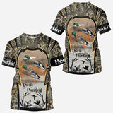 Duck Hunting - Personalized Hunting All Over Shirt