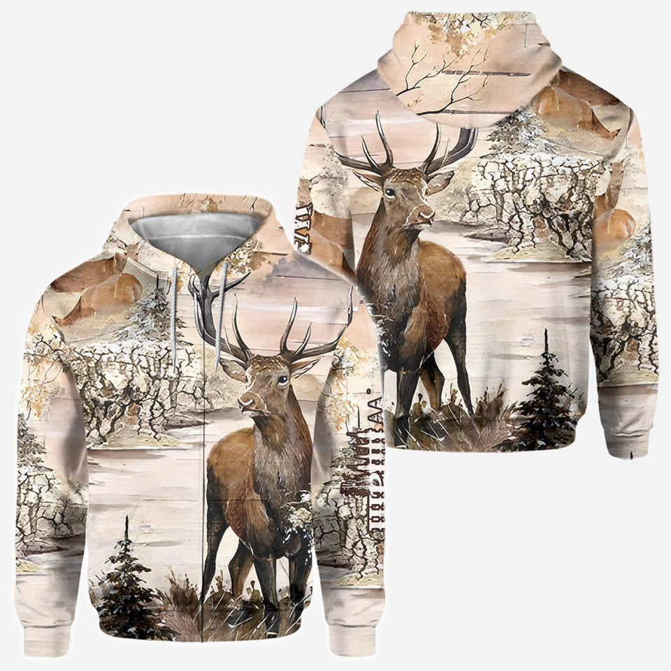Love Hunting - Personalized Hunting All Over Shirt