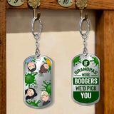 We' Pick You - Personalized Father's day Grandpa Stainless Steel Keychain