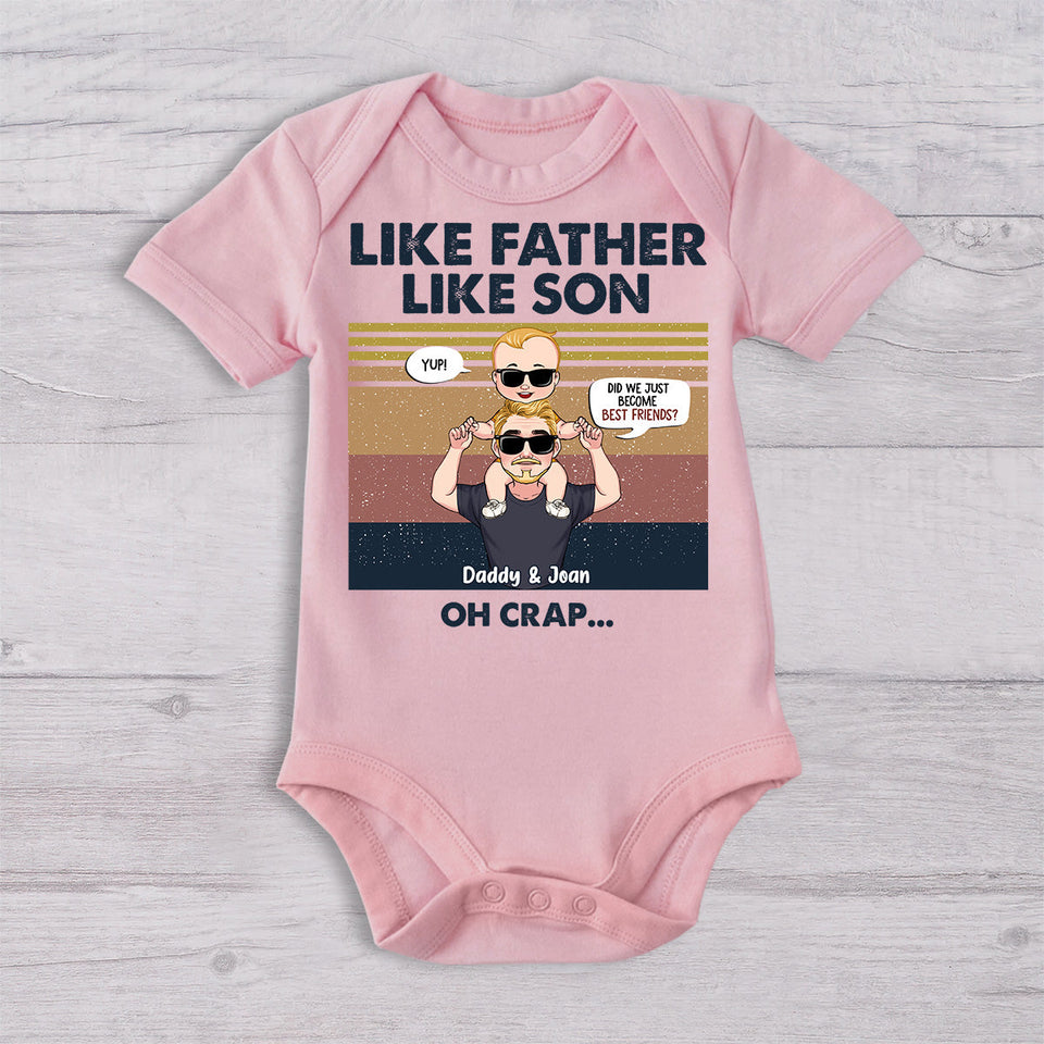 Did We Just Become Best Friends? - Gift for dad, newborn, baby/infant (0-1 year), new dad - Personalized Set