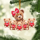 Best Gift For Grandma Ánd Mom - Personalized Grandma Custom Shaped Ornament