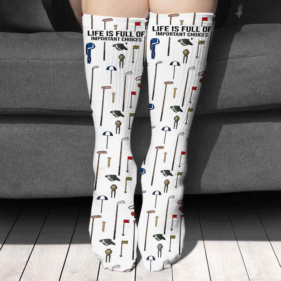 This Is How I Roll - Personalized Golf Socks