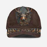 Stunning Deer - Personalized Hunting Classic Cap