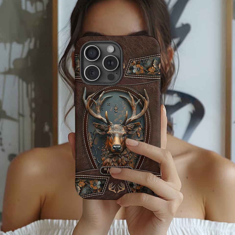 Stunning Deer - Personalized Hunting Full Print Phone Case