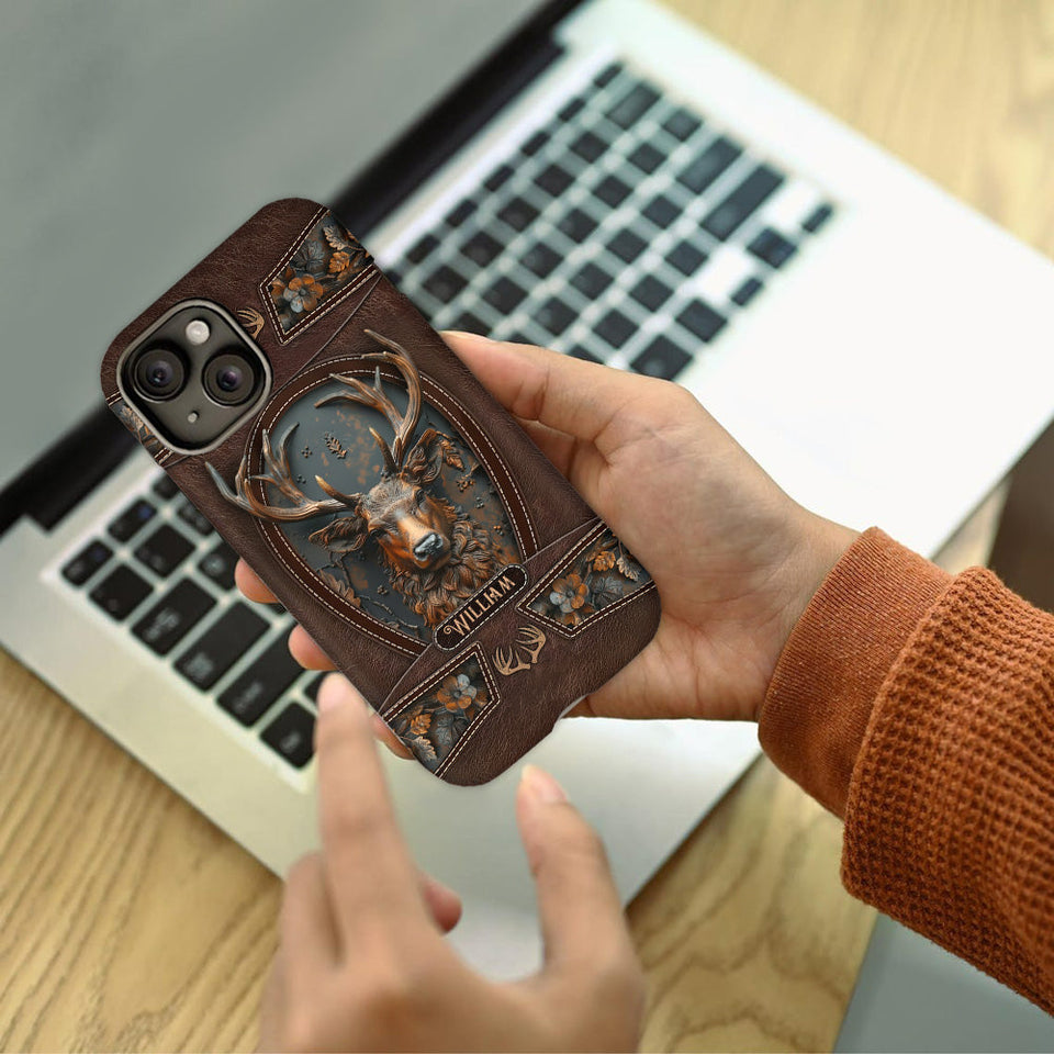 Stunning Deer - Personalized Hunting Full Print Phone Case