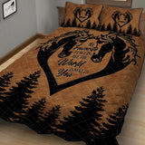 Next To You - Personalized Horse Quilt Set