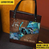 Love The Ocean - Scuba Diving Personalized Tote Bag