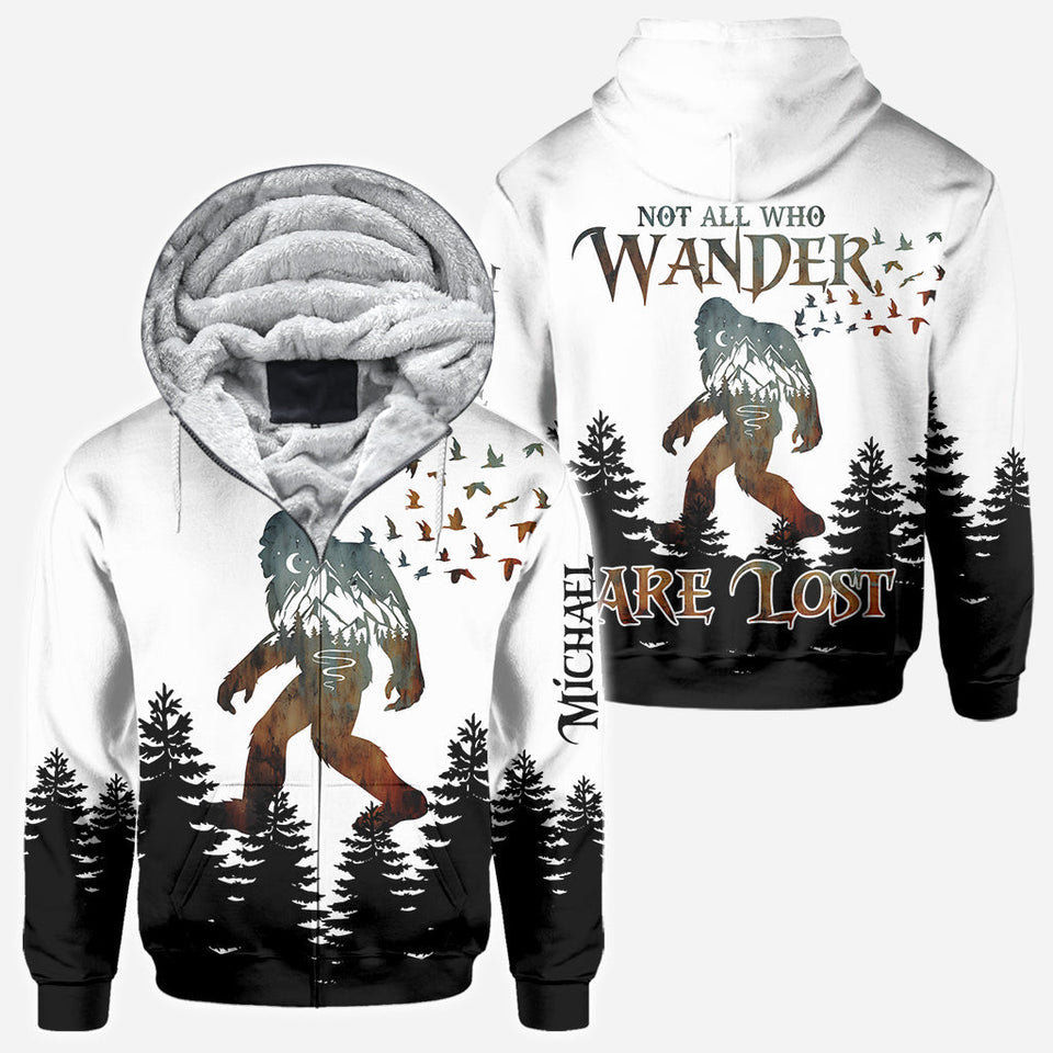 Not All Those Who Wander Are Lost - Personalized Camping All Over Shirt